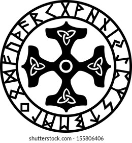 Thor Hammer, Rune Circle, Amulet