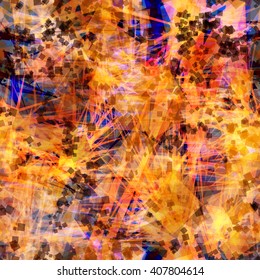 Thorns. Abstract seamless pattern.