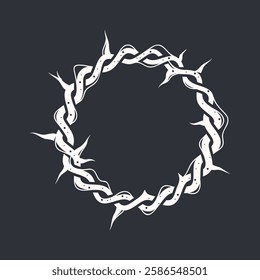 Thorns crown Easter religious symbol