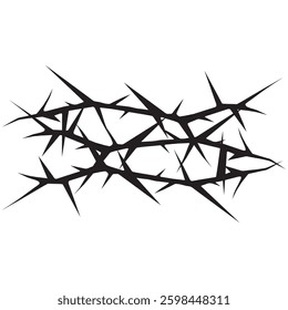 thorny bush icon vector design