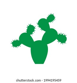 thorny cactus desert plant vector illustration design eps.10