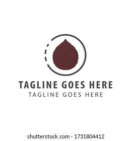 thorny palm fruit logo vector design template. thorny palm symbol icon. salak fruit logo.