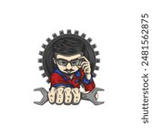A thorough mechanic needs preparation before starting work. prepare your work tools and analyze the problem.