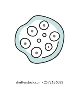 Thorough Squamous Cells Anatomy Vector Design