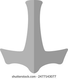  Thors Hammer religiöses Symbol Vektorgrafik Bild oder Clipart