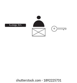 Those are the login icons