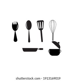 Those are the set of vector cooking icon