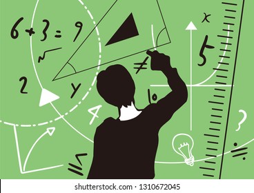 Those who think in front of the graph