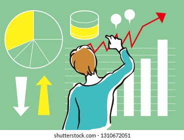 Those who think in front of the graph