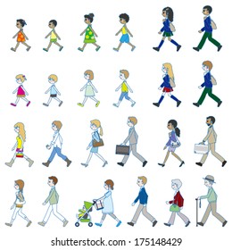 Those who are walking