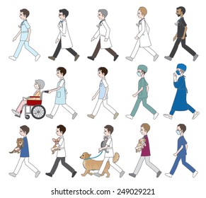 Those who are walking / Doctor Nurse