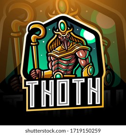 Thoth esport mascot logo design