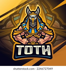 Thoth esport mascot logo design