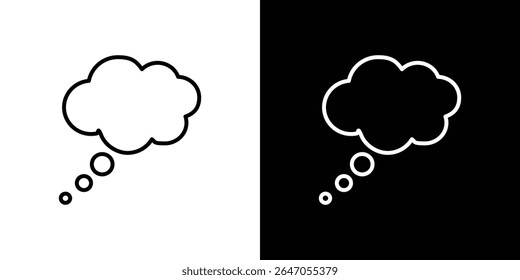 Thought bubble icon. Graphic Design vector icon. Ui Ux Icons