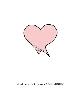 Thought frame. Speech bubble. Dream cloud. Talk balloon. Quote box.  Hand drawn vector illustration icons.  
