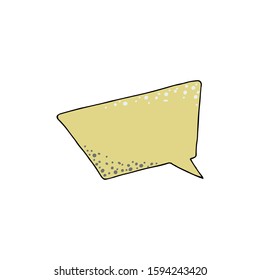 Thought frame. Speech bubble. Dream cloud. Talk balloon. Quote box.  Hand drawn vector illustration icons.  
