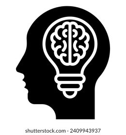 Thought Leader icon line vector illustration