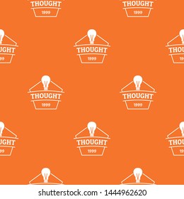Thought pattern vector orange for any web design best