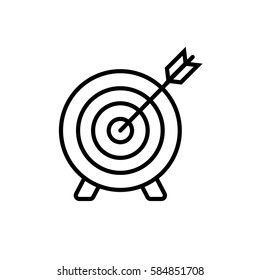 Thought right on target metaphor