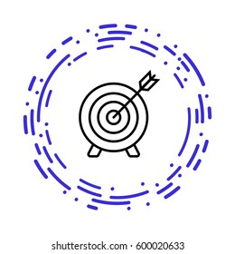 Thought right on target metaphor