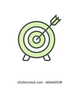 Thought right on target metaphor