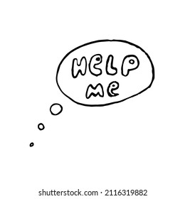 
Thought. Vector illustration. Hand drawn