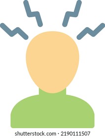 dachte Vektorgrafik auf transparentem Hintergrund. Hochwertige Symbole. Zeilenfarbige Vektorsymbole für Konzept und Grafikdesign. 
