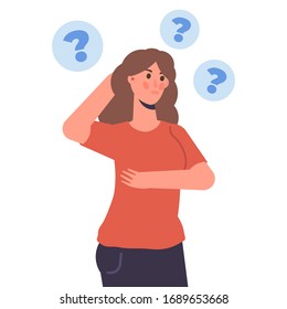  Gente amable. Mujeres resolviendo problemas. Ilustración vectorial.