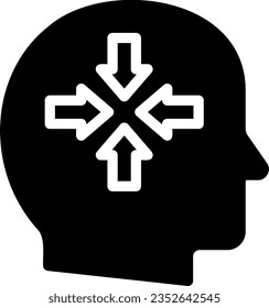 thoughts glyph icon illustration vector