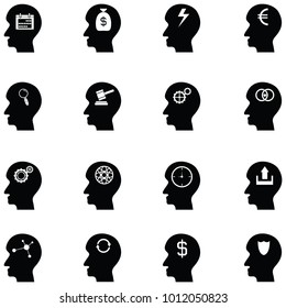 Thoughts Icon Set Stock Vector (Royalty Free) 1012050823 | Shutterstock