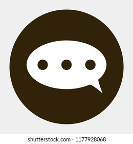 thoughts vector icon 10 eps