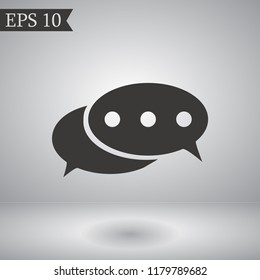 thoughts vector icon 10 eps