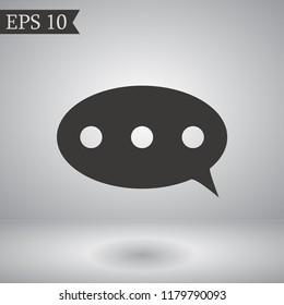 thoughts vector icon 10 eps