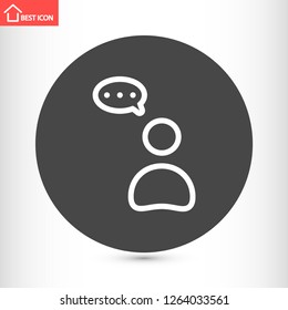 Thoughts Vector Icon 10 Eps Stock Vector Royalty Free 1224842446 Thoughts Vector Icon 10 Eps Stock Vector Royalty Free 1224842446