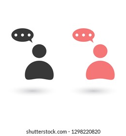 thoughts vector icon 10 eps