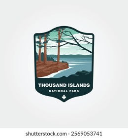 Thousand Islands National Park beautiful riverside trees, perfect for nature websites, travel brochures, outdoor magazines, and tourism campaigns.