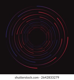 Thousand Red Techno Background design