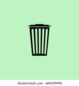 Thrash basket vector icon
