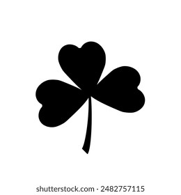 thre leaf clover - vector illustration	