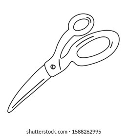 Thread bobbin, sample card for sewing and embroidery, crafts symbol. Simple doodle drawing, good as logo or icon. Isolated vector symbol, sewing supplies  illustration. 
