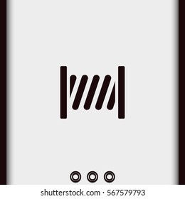 Thread or cable spool icon.