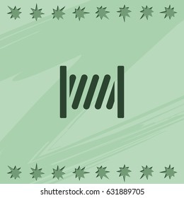 Thread or cable spool icon.