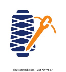 Ilustración vectorial de glifo de color de icono de rosca