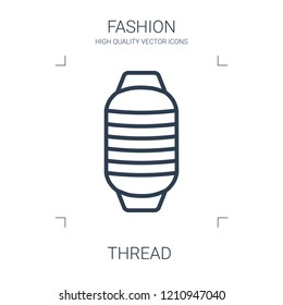 thread icon. high quality line thread icon on white background. from fashion collection flat trendy vector thread symbol. use for web and mobile