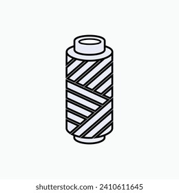 Thread  Icon. Sewing, Taylor Equipment Symbol. 