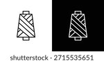 Thread icons for UI elements. High-quality vector illustration.