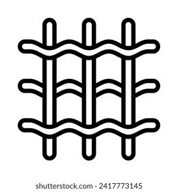 thread pattern, textile, fiber, production, manufacturing icon