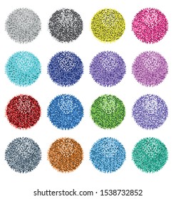 Thread pom pom flat fashion design vector illustration