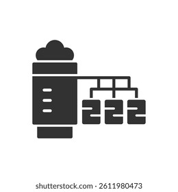 Thread Production Icon Sign Symbol