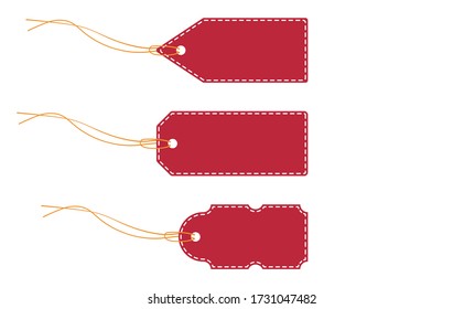 Thread sale tag label price